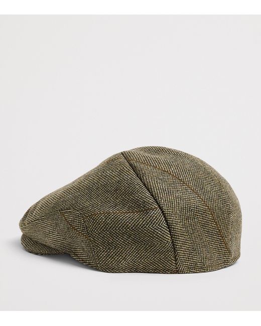 James Purdey & Sons Green Wool-Blend Tweed Litton Cap for men