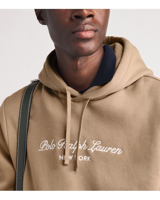 Polo Ralph Lauren Natural Logo Embroidered Hoodie for men