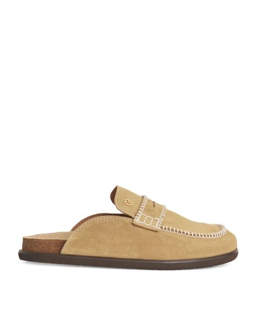 Claudie Pierlot Natural Suede Mules