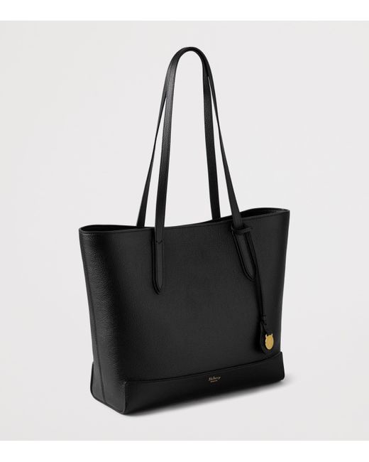 Mulberry Black Leather East West Tote Bag
