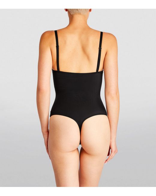 Wolford Black Mat De Luxe Form Bodysuit