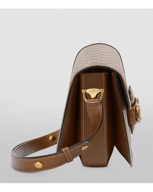 Gucci Brown 1955 Horsebit Shoulder Bag