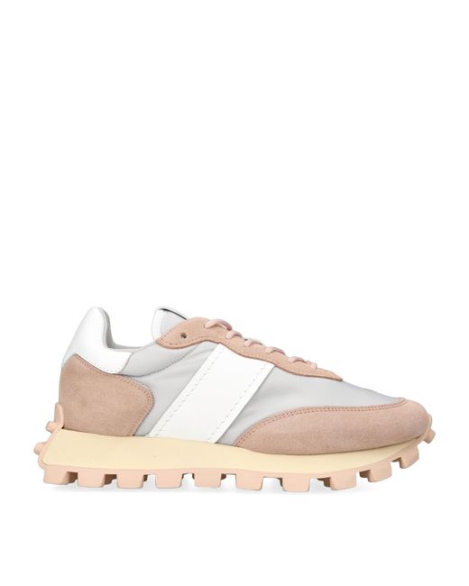 Tod's Sportiva Run Sneakers in Natural | Lyst