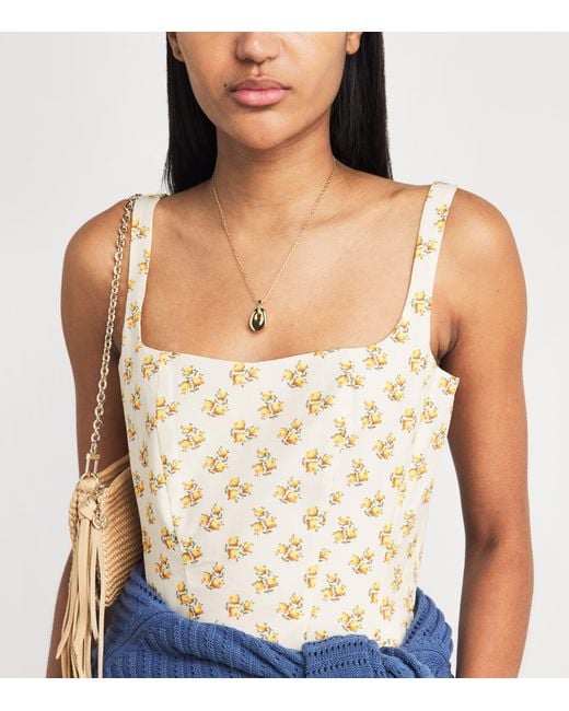 Maje Natural Floral Print Mini Dress