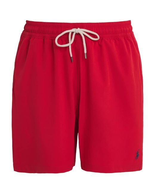 Polo Ralph Lauren Red Traveler Swim Short for men