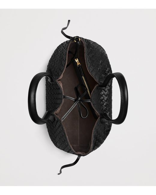 Bottega Veneta Black Leather Reversible Pinacoteca Tote Bag