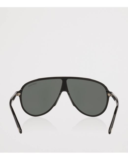 Tom Ford Gray Vladimir Pilot Sunglasses for men