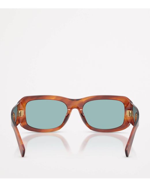 Dolce & Gabbana Blue Oversized Rectangular Sunglasses for men