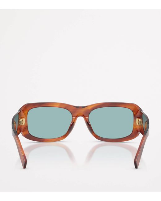 Dolce & Gabbana Blue Oversized Rectangular Sunglasses for men