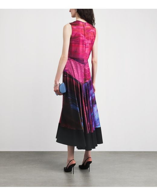 Roksanda Purple Silk Omi Midi Dress