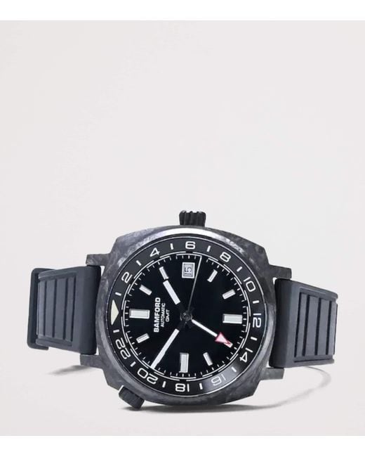 BAMFORD LONDON Black Forged Carbon Gmt Watch
