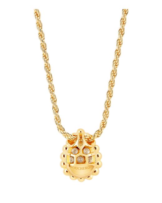 Boucheron Metallic Diamond Serpent Bohème Pendant Necklace