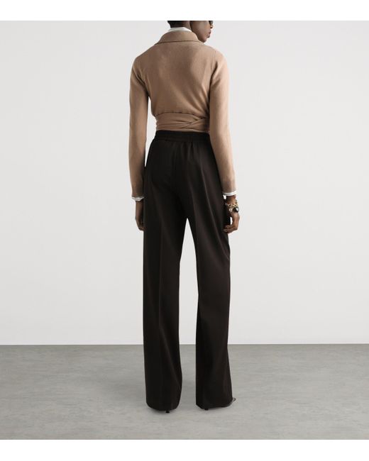 Dolce & Gabbana Natural Cashmere Wrap Cardigan