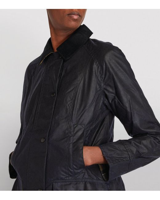 Barbour Black Beadnell Waxed Jacket
