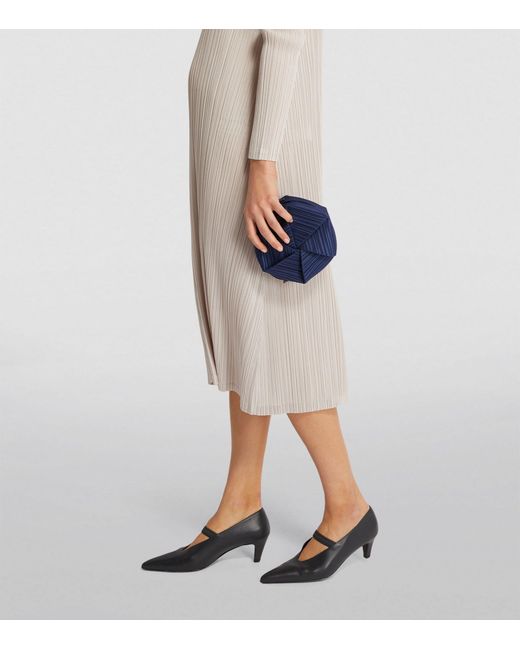 Pleats Please Issey Miyake Frozen Flower Cross-body Bag in Blue | Lyst
