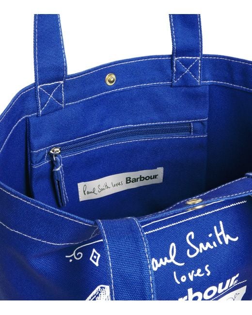 Barbour Blue X Paul Smith Cotton Best for men