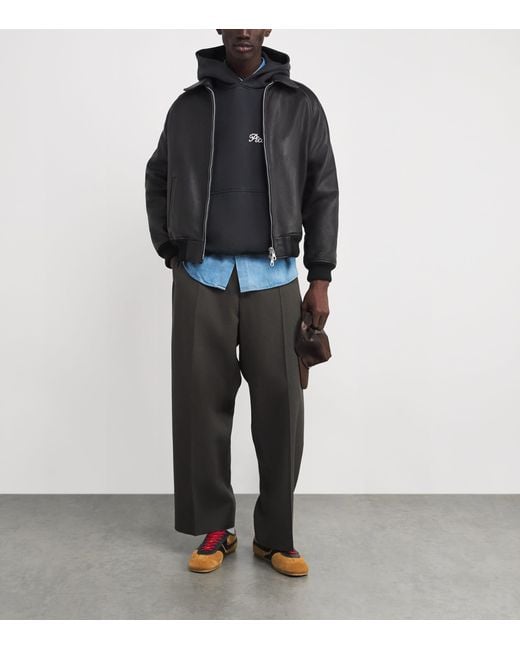 Picante Black Senna Leather Jacket for men