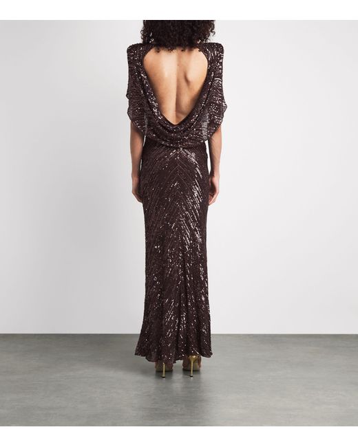 Jenny Packham Brown Sequin Sakari Gown