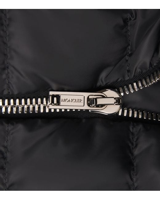 Rick Owens Black X Moncler Down Ziplock Puffer Jacket for men