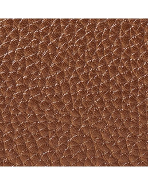 Aspinal Brown Leather Zipped Travel Wallet for men