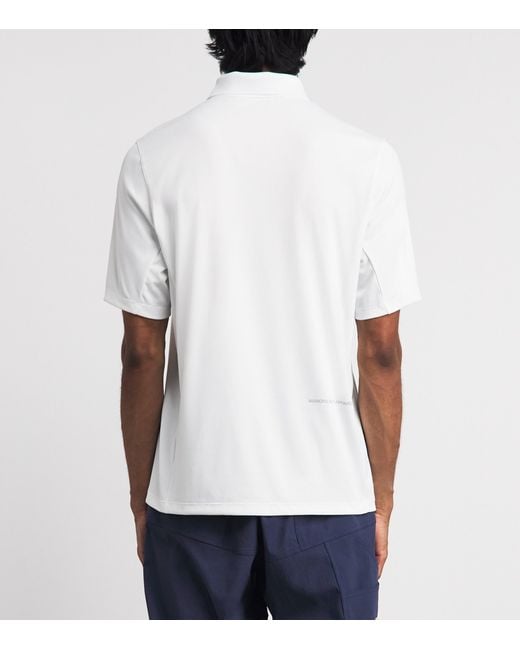 Manors White Course Polo Shirt for men