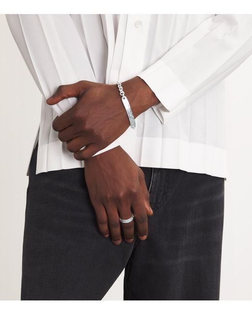 The Ouze White Sterling Hallmark Bracelet for men