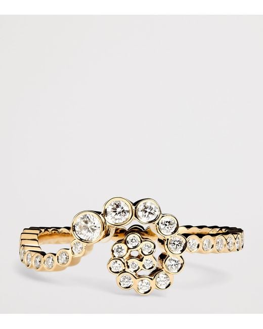 Sophie Bille Brahe Metallic And Diamond Rêve Escargot Ring