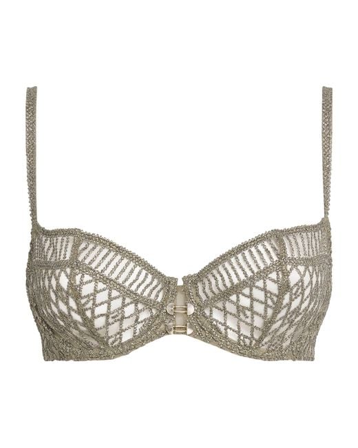 Aubade Gray Stardust Dream Half-Cup Bra