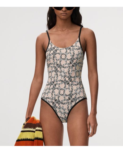 Loewe Natural X Paula's Ibiza Anagram Swimsuit