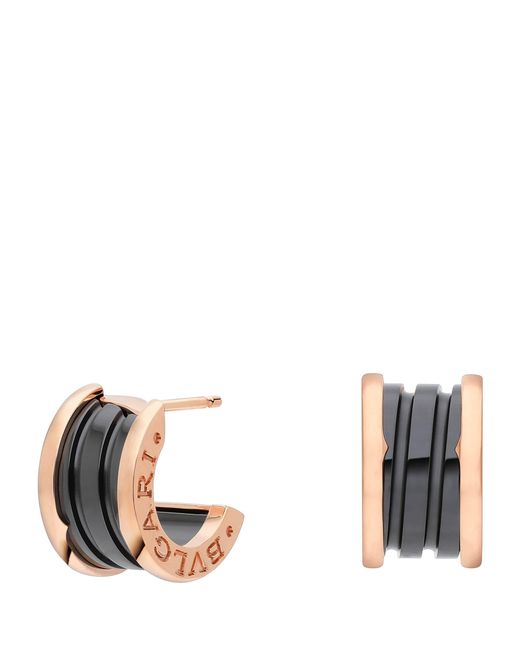 BVLGARI Metallic And Ceramic B.Zero1 Earrings