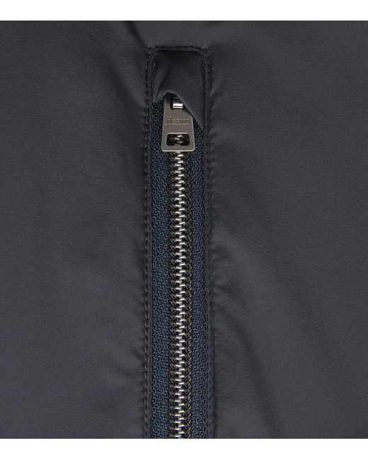 Herno Blue Bomber Jacket for men