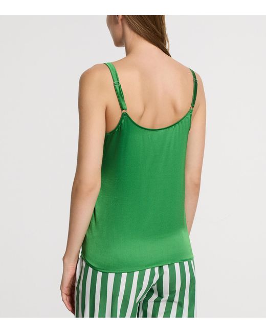 Hanro Green X Charlotte Adam Silk-Blend Camisole