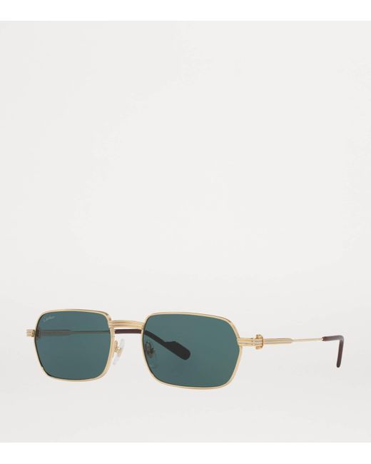 Cartier Green Première De Rectangular Sunglasses for men