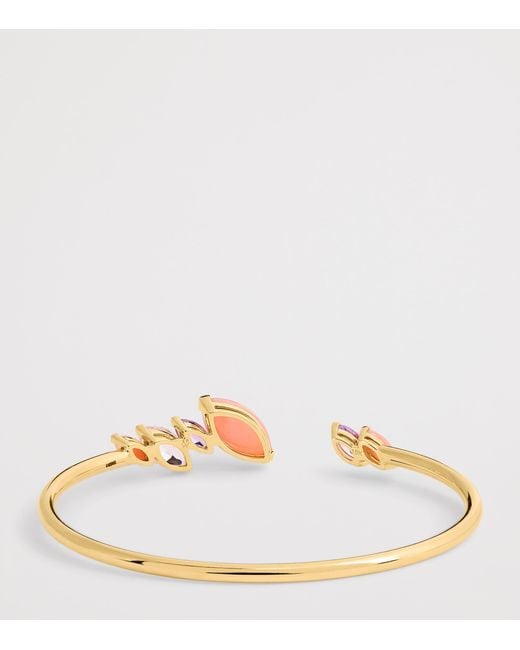 Emily P. Wheeler Natural Tourmaline And Opal Batik Cuff