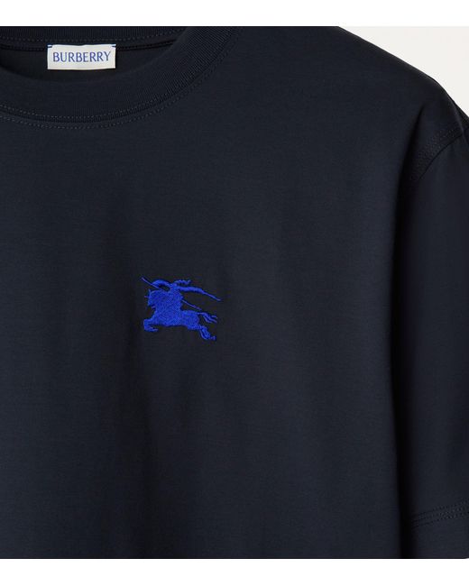 Burberry Blue Slim Ekd T-shirt for men
