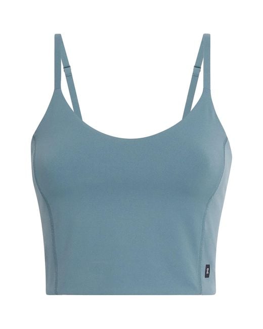 On Shoes Blue Studio Sports Bra