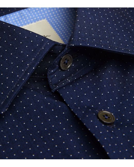 Paul Smith Blue Polka-dot Shirt for men