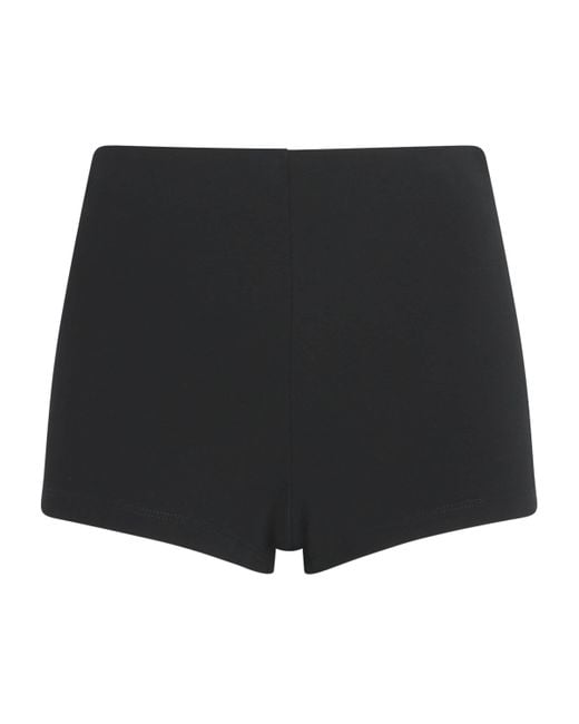 Skims Black High-Waisted Shorts