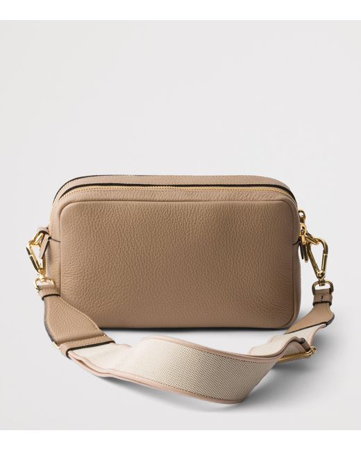 Prada Brown Small Leather Cross-Body Bag