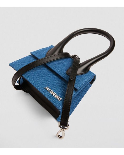 Jacquemus Blue Denim Le Chiquito Top-handle Bag