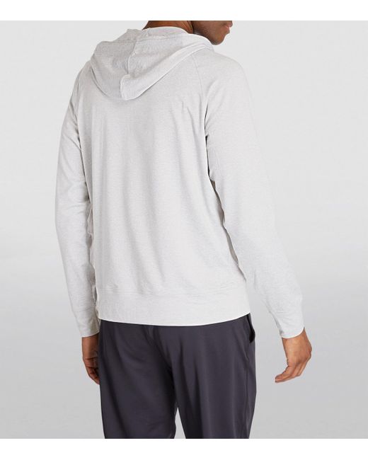 vuori White Ponto Performance Half-Zip Hoodie for men