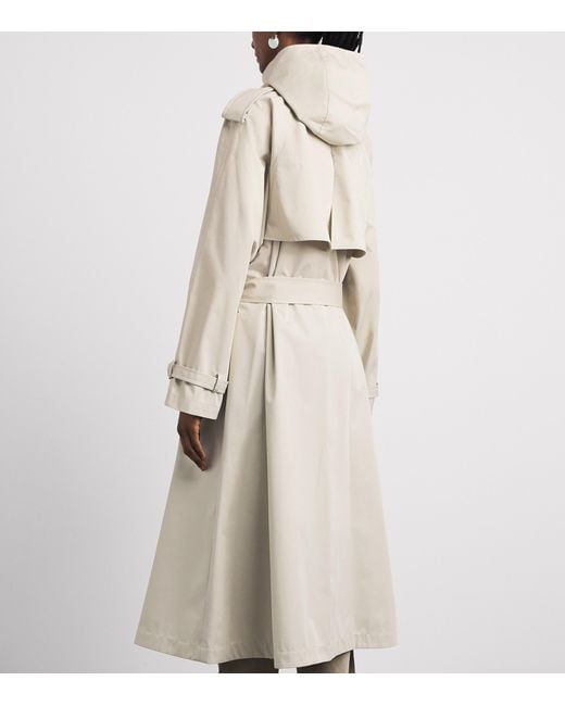 Polo Ralph Lauren Natural Scarf Hooded Trench Coat