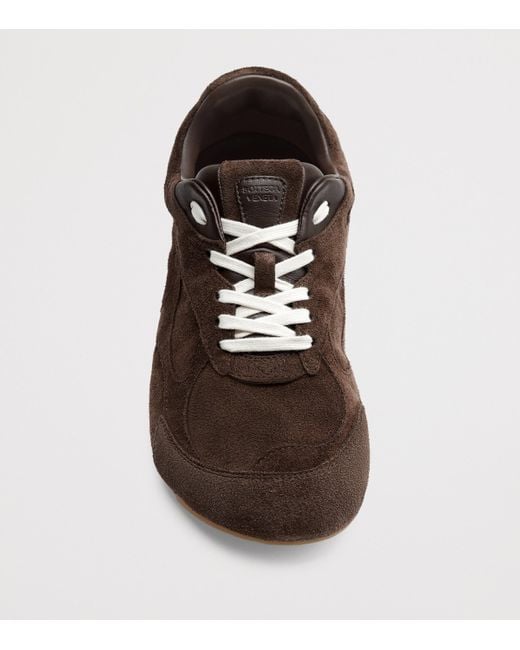 Bottega Veneta Brown Suede Orbit Flash Sneakers