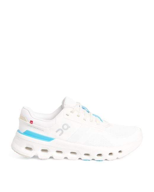On Shoes White Cloudrunner 2 Trainers