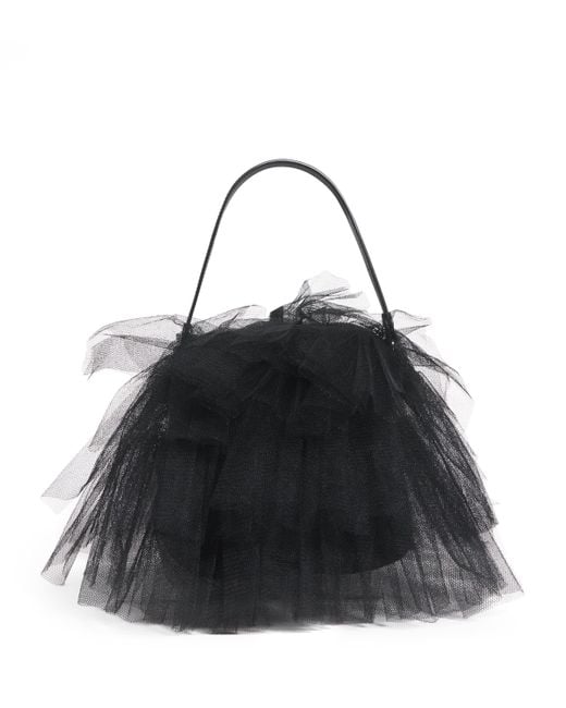 Simone Rocha Black Mini Frilly Tutu Shoulder Bag