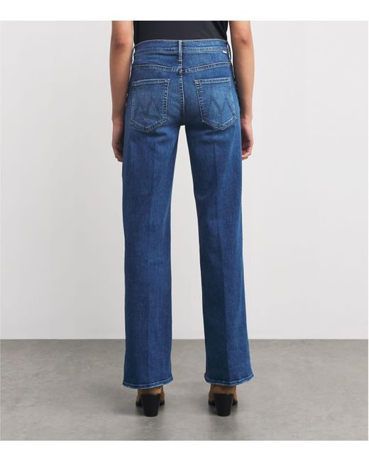 Mother Blue The Maven Sneak Jeans