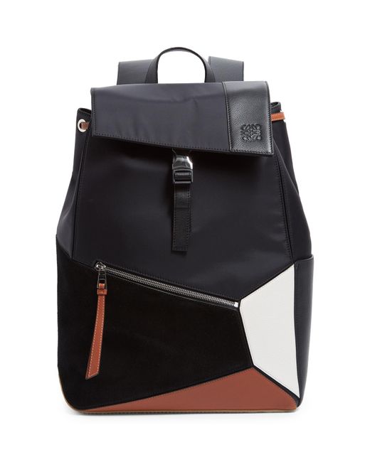 Loewe Black Puzzle Trainers Backpack for men