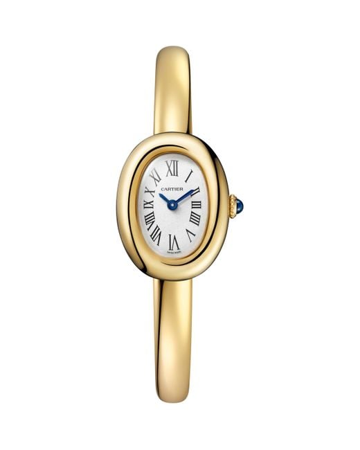 Cartier Metallic Mini Baignoire Watch