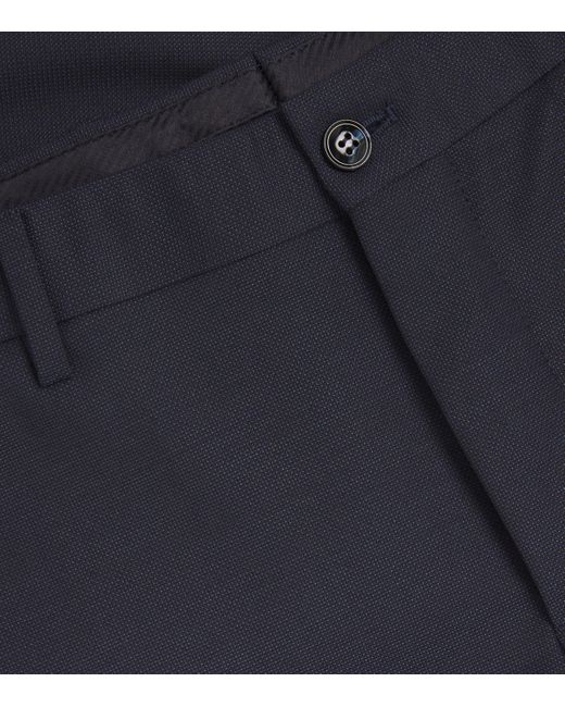 Giorgio Armani Blue Virgin Wool 2-Piece Suit for men