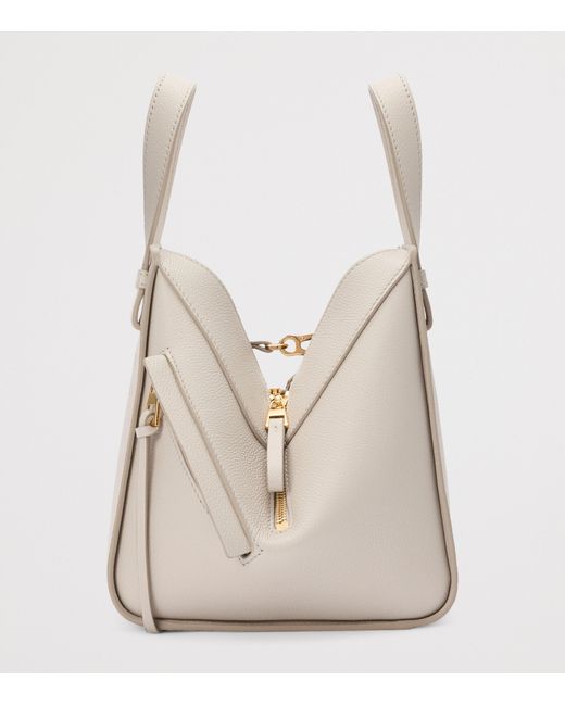 Loewe Natural Leather Hammock Top-Handle Bag